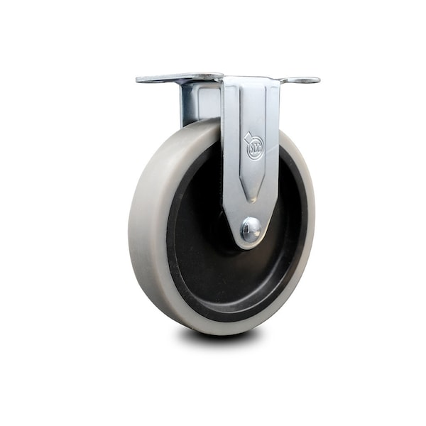 5 Inch Thermoplastic Rubber Wheel Top Plate Rigid Caster